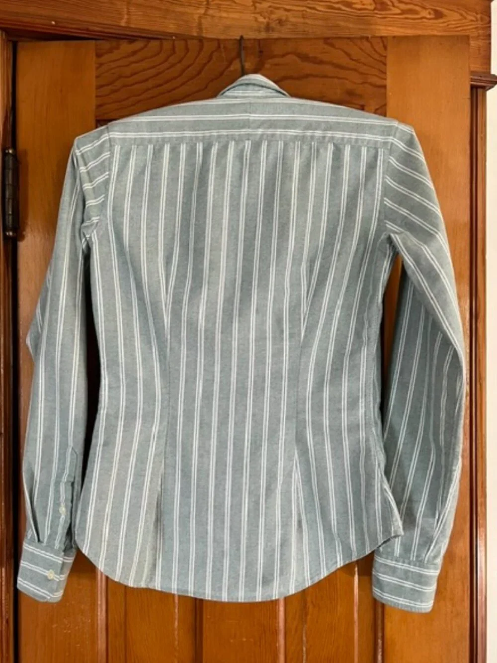Ralph Lauren Striped Cotton Oxford Long-Sleeve Slim Fit Boys
